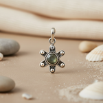 Load image into Gallery viewer, 925 Silver Labradorite Flower Pendant for Women | Gemstone Jewelry
