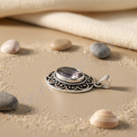 Load image into Gallery viewer, 925 Sterling Silver Smoky Quartz Pendant | Women's Jewelry Gift
