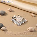 Load image into Gallery viewer, 925 Sterling Silver Pendant | Shell Inlay | Women&#39;s Jewelry
