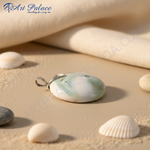 Load image into Gallery viewer, Silver Stone Pendant for Women | Natural Stone Jewelry
