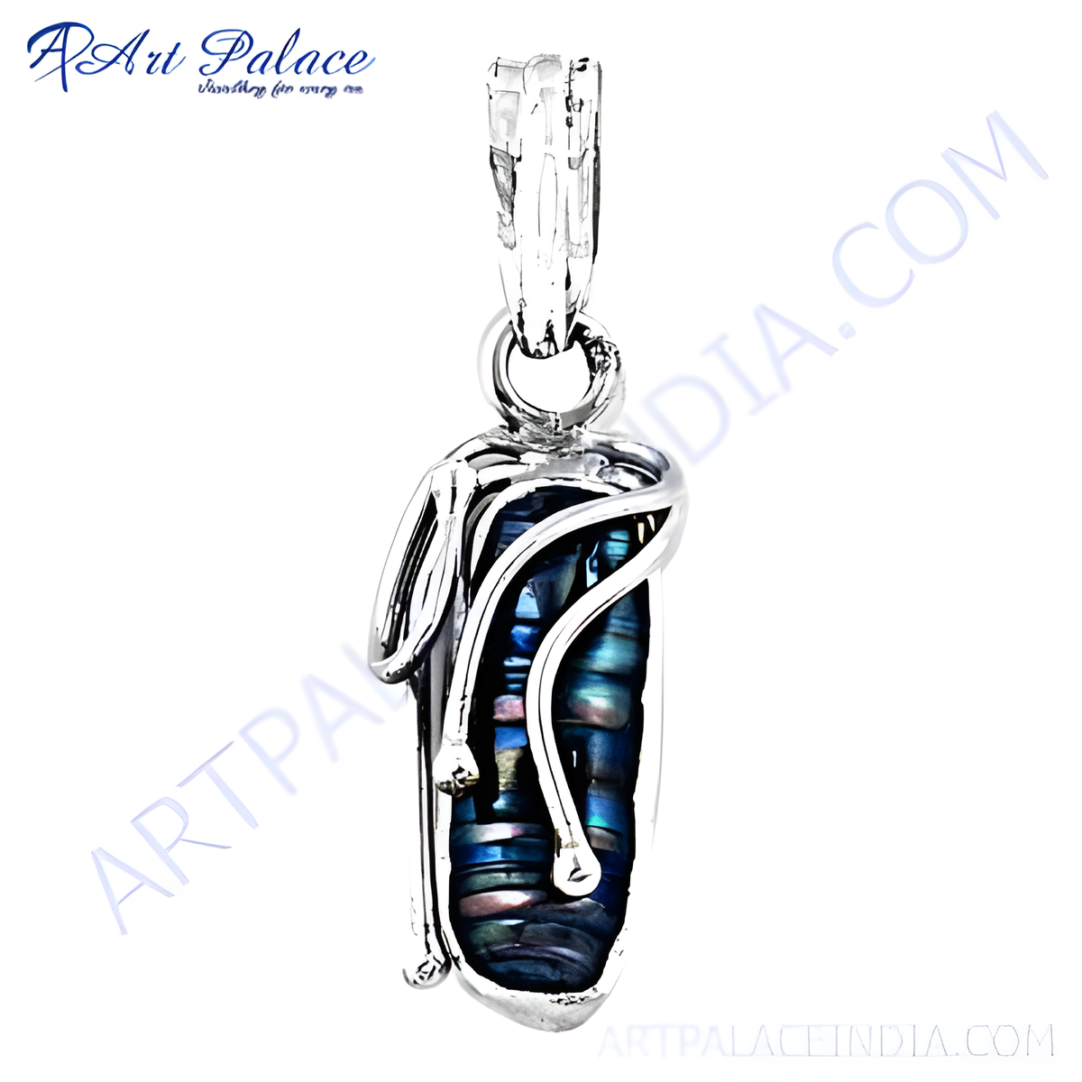 925 sterling silver pendant with a captivating blue stone, ideal for women, a perfect gift for any occasion