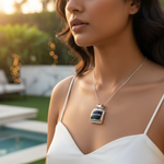 Load image into Gallery viewer, 925 Silver Zebra Jasper Pendant for Women | Daily Wear
