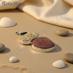 Load image into Gallery viewer, Silver Pendant with Stone Inlay for Women | Unique Jewelry Gift
