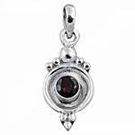 Load image into Gallery viewer, 925 Sterling Silver Garnet Pendant for Women | Gemstone Jewelry

