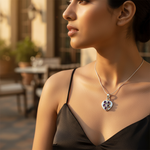 Load image into Gallery viewer, 925 Silver Amethyst Heart Pendant for Women | Gemstone Jewelry
