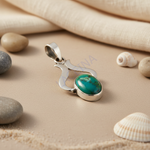 Load image into Gallery viewer, 925 Silver Turquoise Pendant for Women | Gemstone Jewelry Gift
