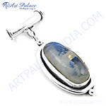 Load image into Gallery viewer, 925 Silver Moonstone Pendant for Women | Daily Wear Gift
