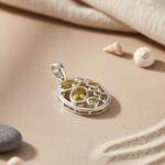 Load image into Gallery viewer, 925 Silver Citrine Pendant for Women | Gemstone Jewelry

