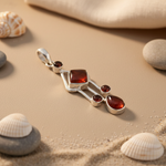 Load image into Gallery viewer, 925 Silver Carnelian Pendant for Women | Gemstone Jewelry
