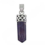 Load image into Gallery viewer, Silver Amethyst Crystal Pendant for Women | Gemstone Jewelry
