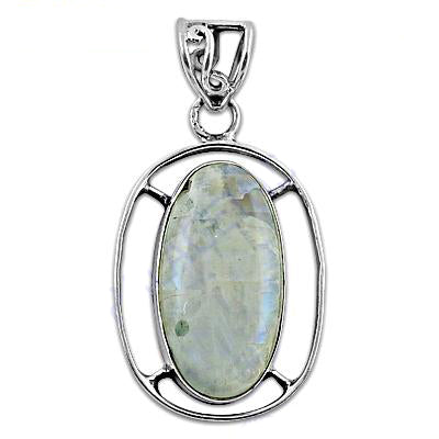 925 Silver Moonstone Pendant for Women | Gemstone Jewelry