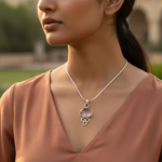 Load image into Gallery viewer, 925 Silver Gemstone Pendant for Women | Daily Wear Necklace
