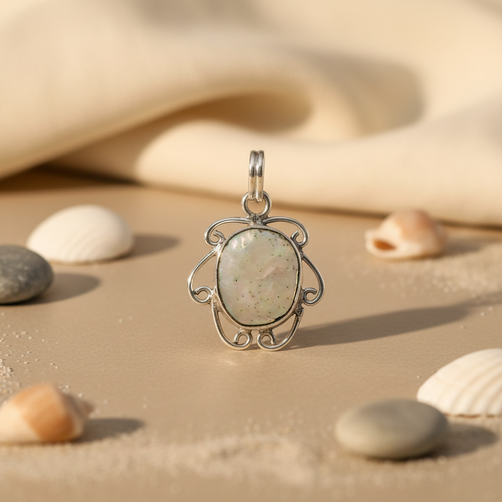 925 Silver Mother of Pearl Pendant for Women | Gift Jewelry