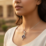 Load image into Gallery viewer, 925 Silver Gemstone Pendant for Women | Daily Wear Jewelry
