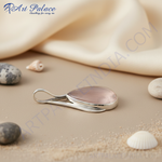 Load image into Gallery viewer, 925 Silver Rose Quartz Pendant for Women | Gemstone Jewelry
