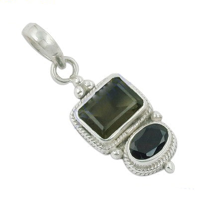 925 sterling silver gemstone pendant for women | daily wear