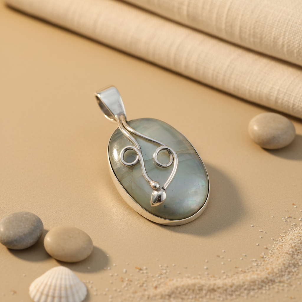 925 Silver Mother of Pearl Pendant for Women | Gift Jewelry