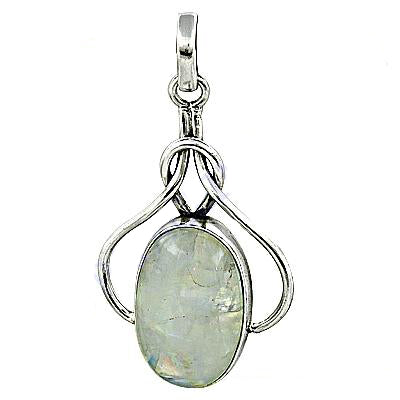 925 Silver Aquamarine Pendant for Women | Daily Wear Gift