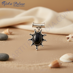 Load image into Gallery viewer, 925 Silver Onyx Pendant for Women | Gemstone Jewelry Gift
