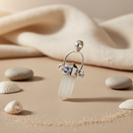 Load image into Gallery viewer, 925 Silver Moonstone Crystal Pendant for Women | Gemstone Jewelry
