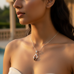 Load image into Gallery viewer, 925 Silver Smoky Quartz Teardrop Pendant | Women's Jewelry
