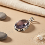 Load image into Gallery viewer, 925 Silver Amethyst Pendant for Women | Gemstone Jewelry
