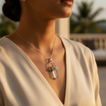 Load image into Gallery viewer, 925 Silver Clear Quartz Crystal Pendant | For Women | Gift
