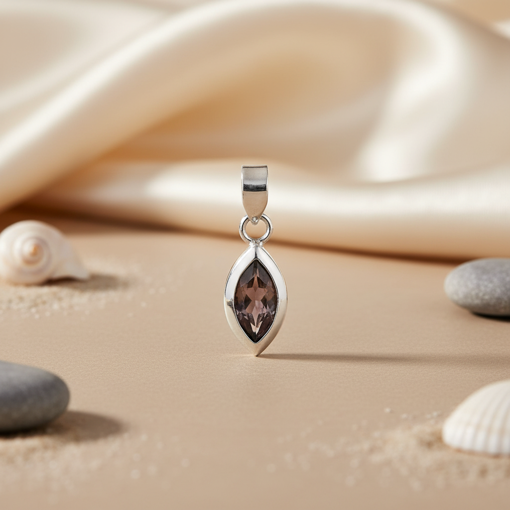 925 Silver Amethyst Pendant for Women | Gemstone Jewelry