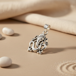 Load image into Gallery viewer, 925 Silver Ganesha Pendant | Indian Religious Jewelry Gift
