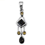 Load image into Gallery viewer, 925 Silver Smoky Quartz Pendant for Women | Gemstone Jewelry
