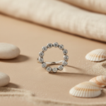 Load image into Gallery viewer, 925 Silver Diamond Circle Pendant Necklace for Women
