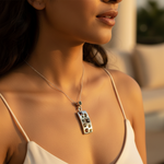 Load image into Gallery viewer, 925 Silver Gemstone Pendant for Women | Modern Jewelry Gift
