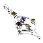 Load image into Gallery viewer, 925 Sterling Silver Gemstone Pendant for Women | Fashion Jewelry
