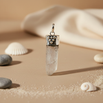 Load image into Gallery viewer, 925 Silver Clear Quartz Pendant for Women | Gemstone Jewelry

