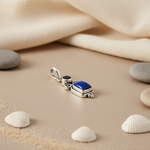 Load image into Gallery viewer, 925 Silver Blue Stone Pendant for Women | Daily Wear Necklace
