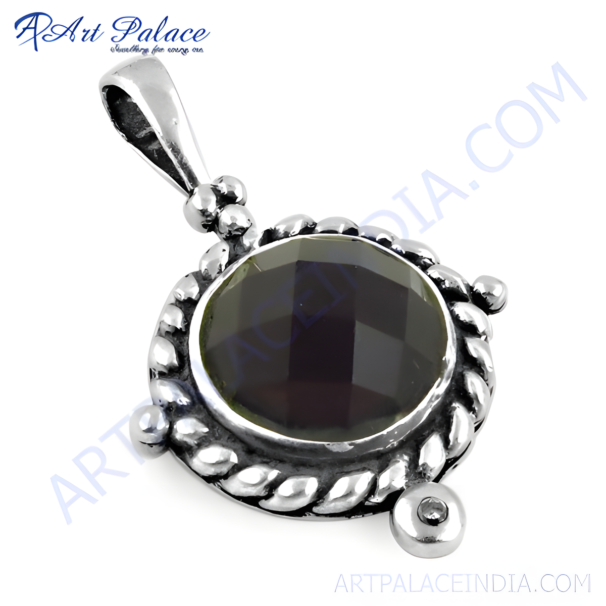 925 sterling silver black onyx pendant necklace with an oval cut dark gemstone