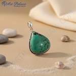 Load image into Gallery viewer, 925 Silver Turquoise Pendant for Women | Gemstone Jewelry
