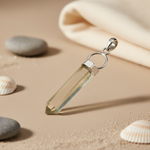 Load image into Gallery viewer, Silver Clear Quartz Crystal Pendant for Women | Healing Jewelry
