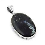 Load image into Gallery viewer, 925 Silver Black Agate Pendant for Women | Gemstone Jewelry
