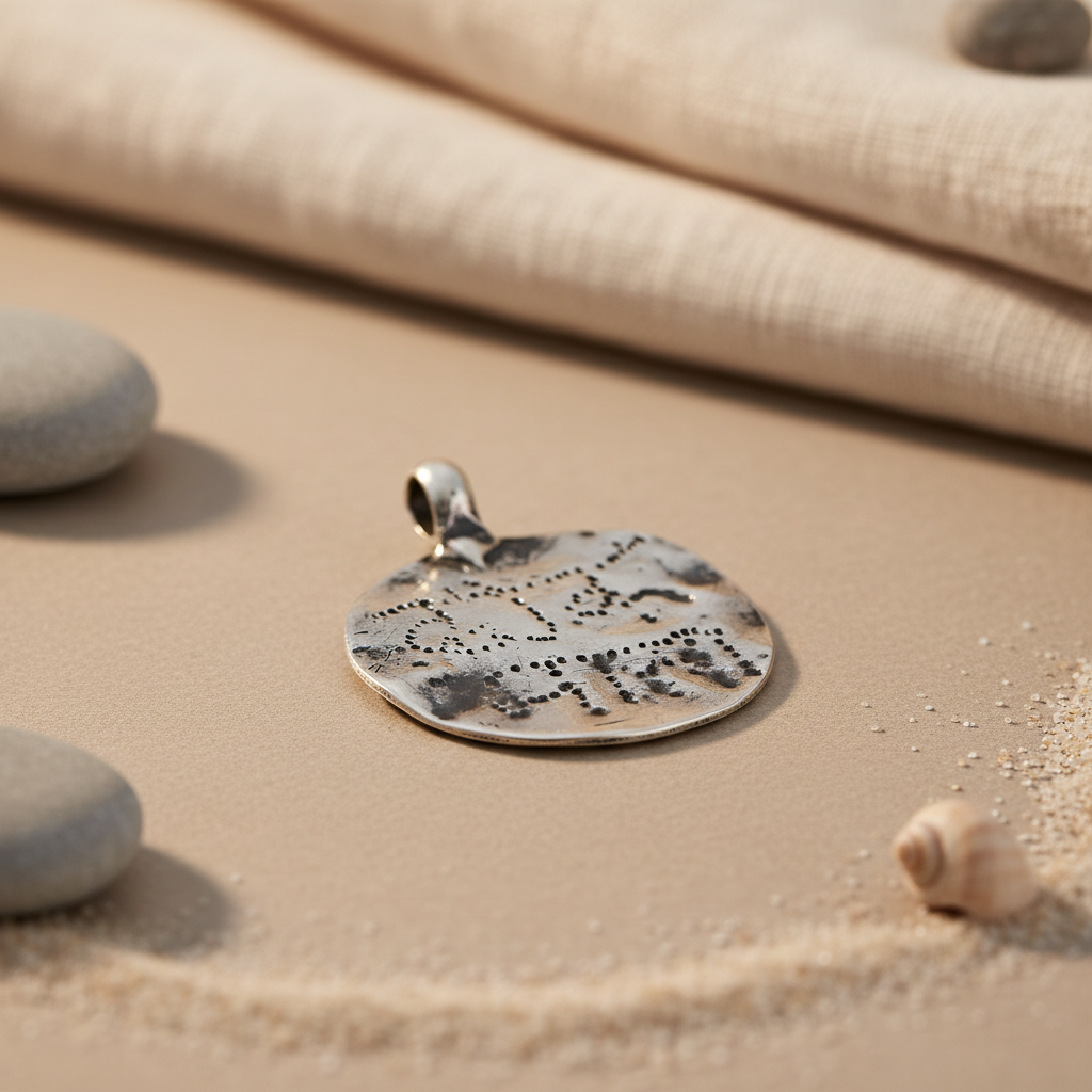 925 Silver Embossed Pendant for Women | Daily Wear Jewelry