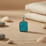 Load image into Gallery viewer, 925 Silver Turquoise Pendant for Women | Gemstone Jewelry
