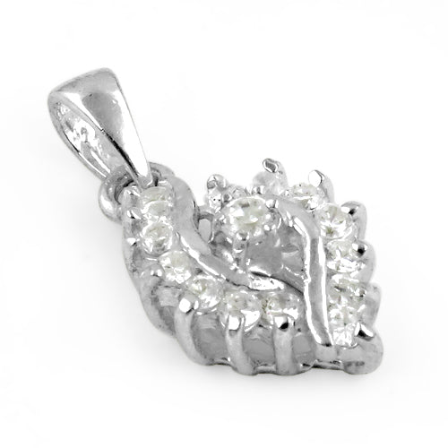 925 Silver Cubic Zirconia Pendant for Women | Elegant Jewelry
