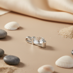 Load image into Gallery viewer, Silver Crystal Pendant | Women's Daily Wear Jewelry
