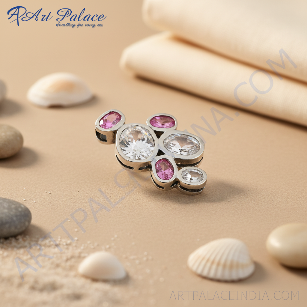 925 Silver Gemstone Pendant for Women | Daily Wear Jewelry