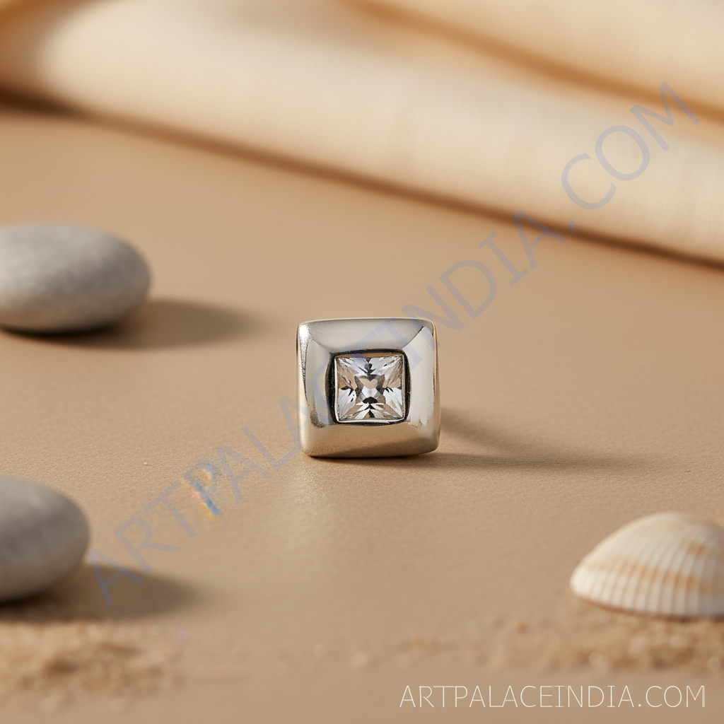 925 Silver Square Cubic Zirconia Earrings for Women | Gift Jewelry