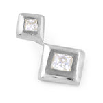 Load image into Gallery viewer, 925 Silver Square Cubic Zirconia Earrings for Women | Gift Jewelry
