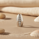 Load image into Gallery viewer, Silver Cubic Zirconia Pendant for Women | Modern Jewelry
