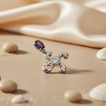 Load image into Gallery viewer, 925 Silver Amethyst Pendant for Women | Gemstone Jewelry Gift
