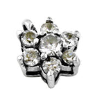 Load image into Gallery viewer, 925 Silver Cubic Zirconia Flower Pendant | Women's Jewelry Gift
