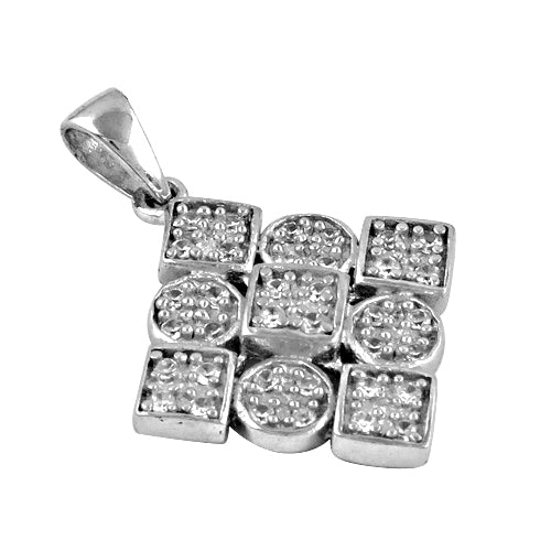 925 silver cubic zirconia pendant for women | fashion jewelry